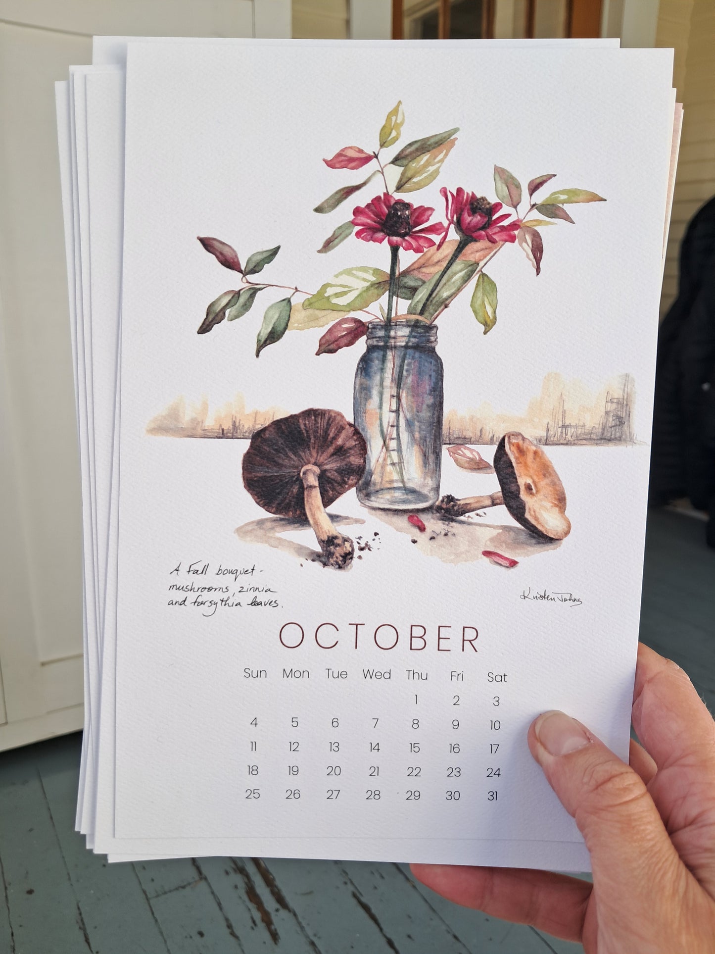 2026 Calendar by Kristen Johns