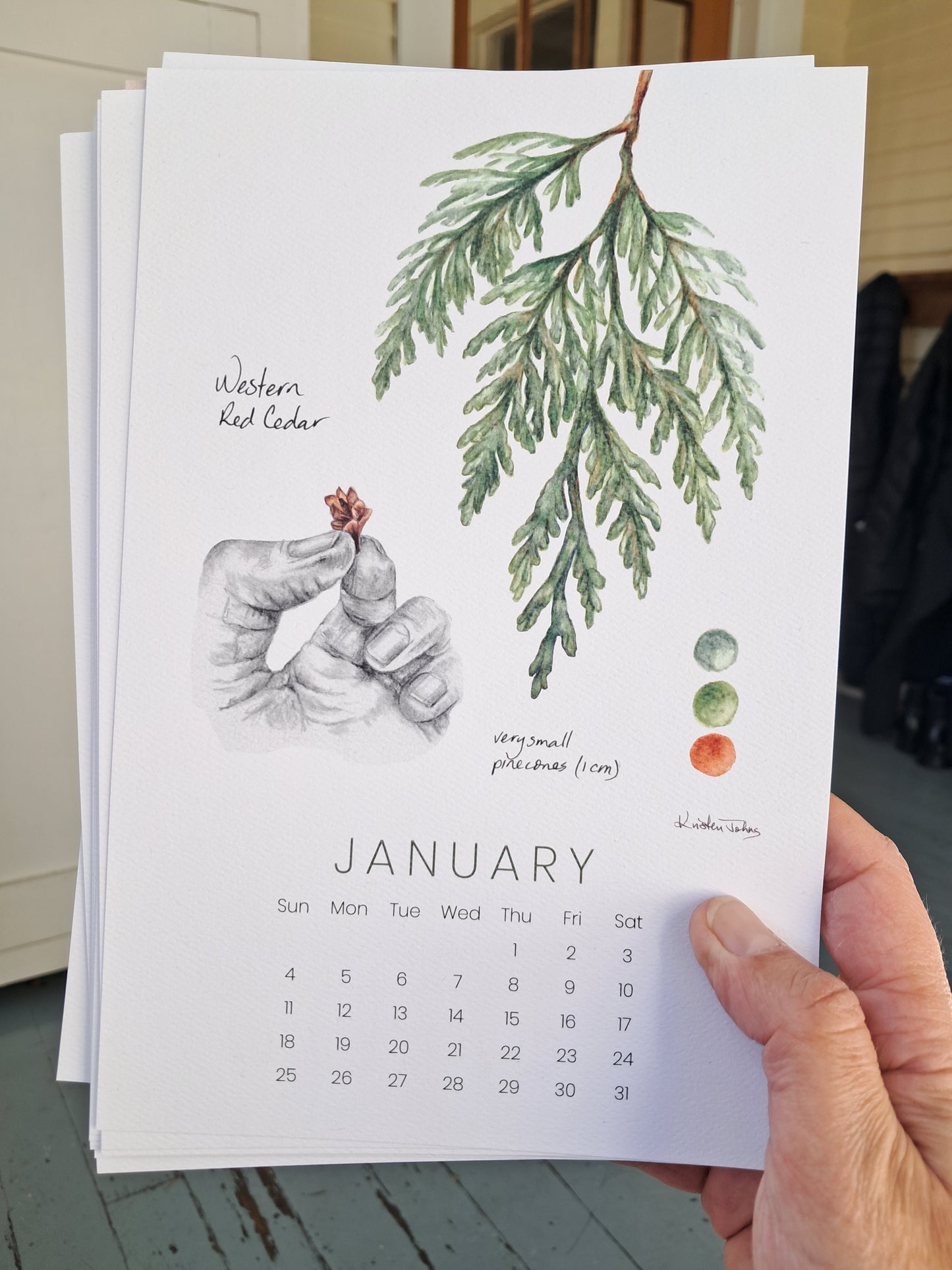 2026 Calendar by Kristen Johns