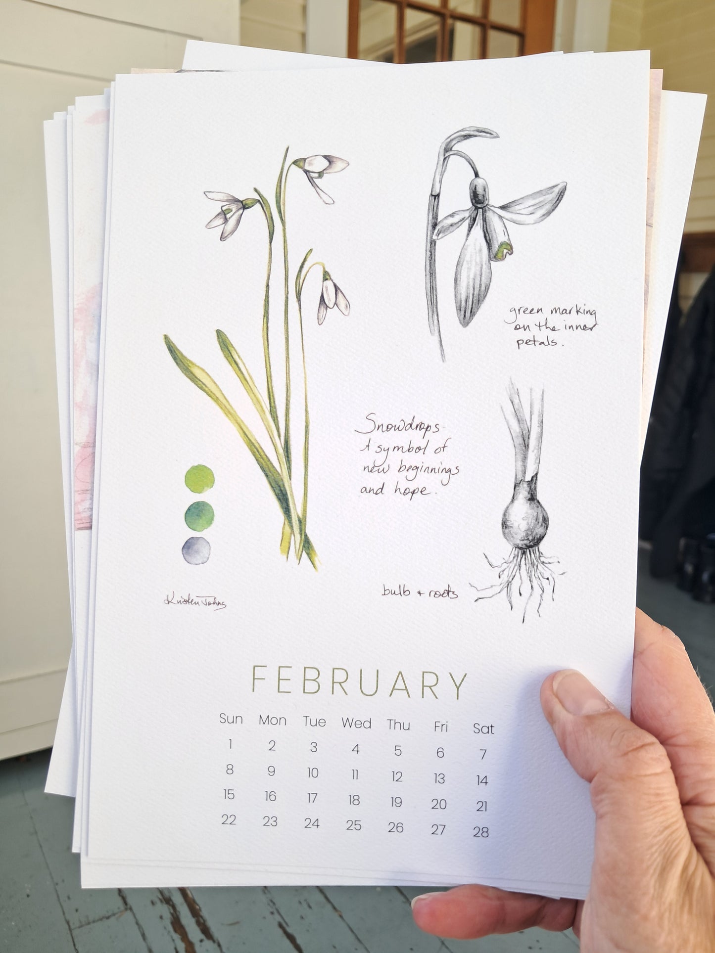2026 Calendar by Kristen Johns