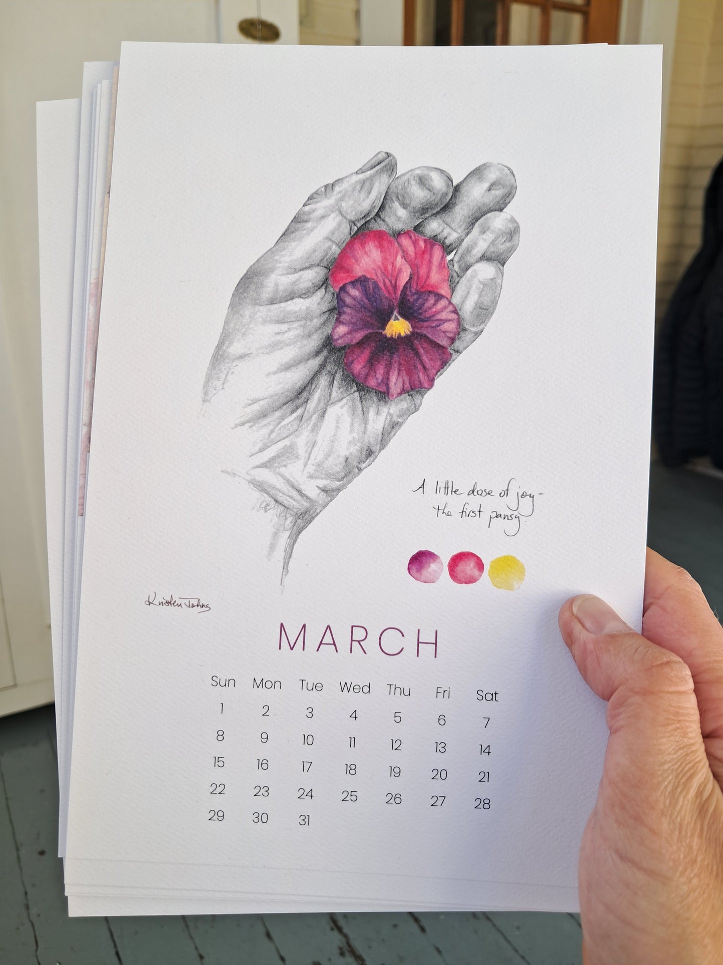 2026 Calendar by Kristen Johns