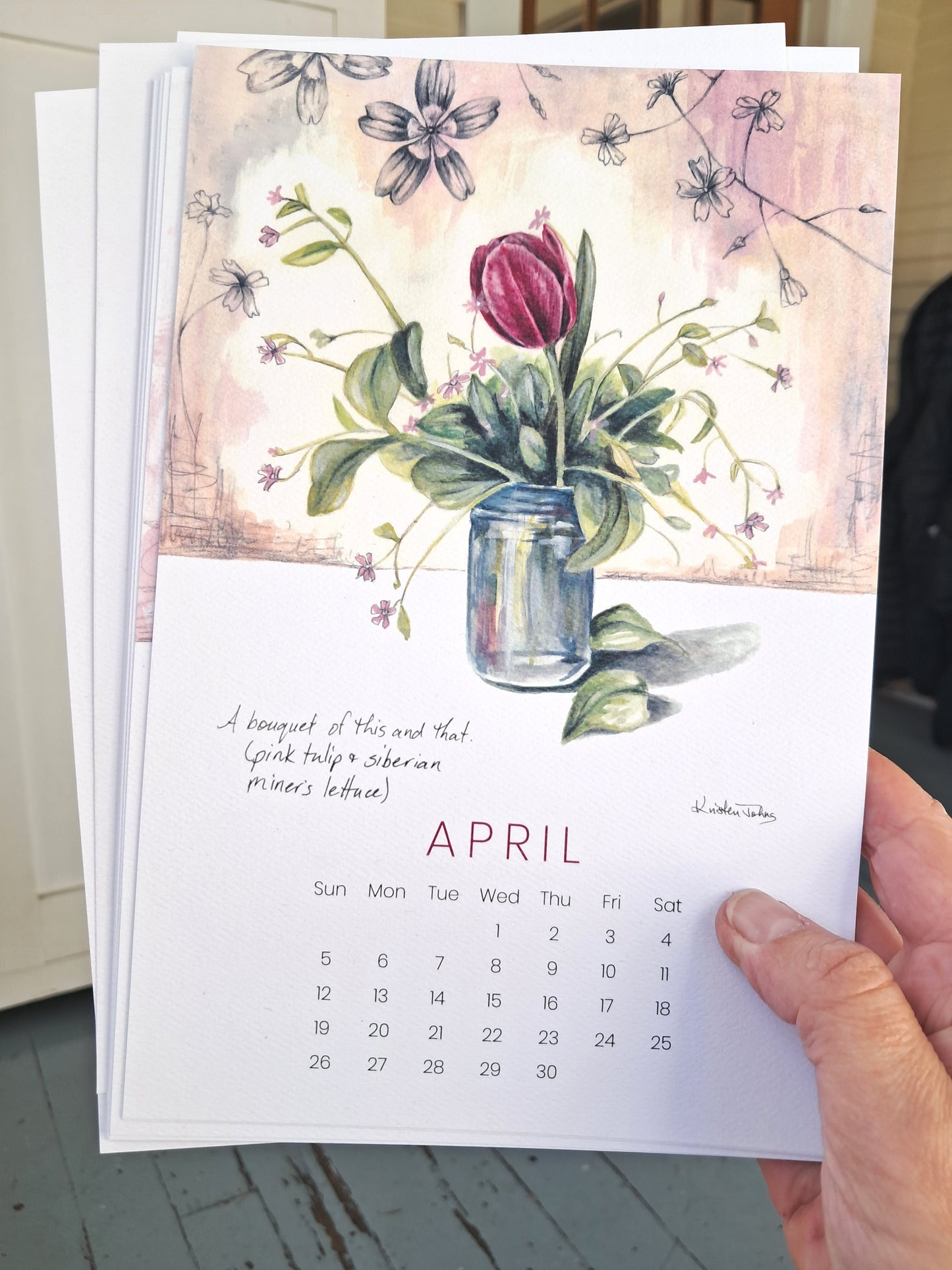 2026 Calendar by Kristen Johns