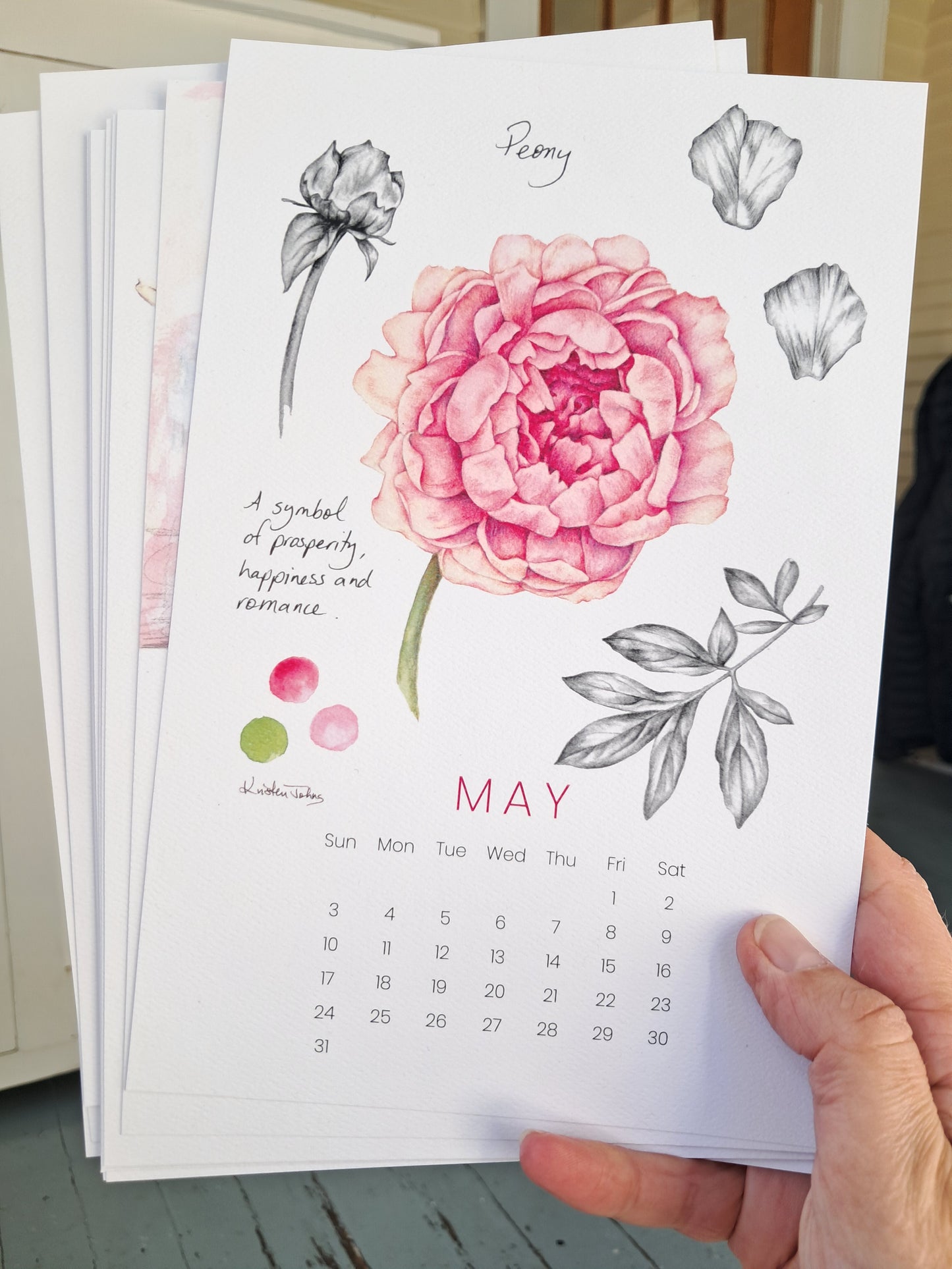 2026 Calendar by Kristen Johns