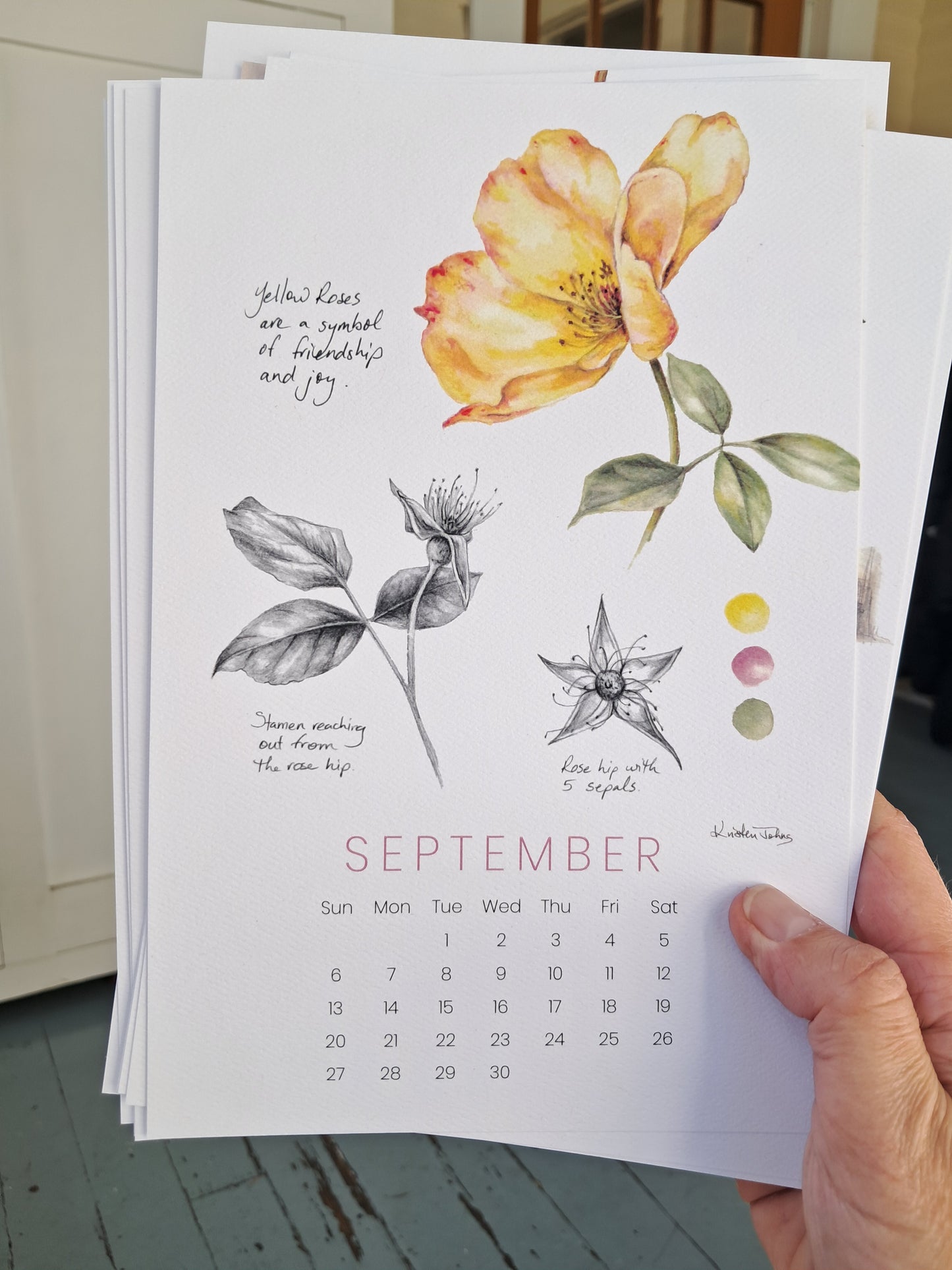 2026 Calendar by Kristen Johns