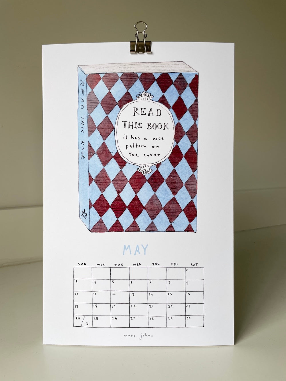 2026 Calendar by Marc Johns