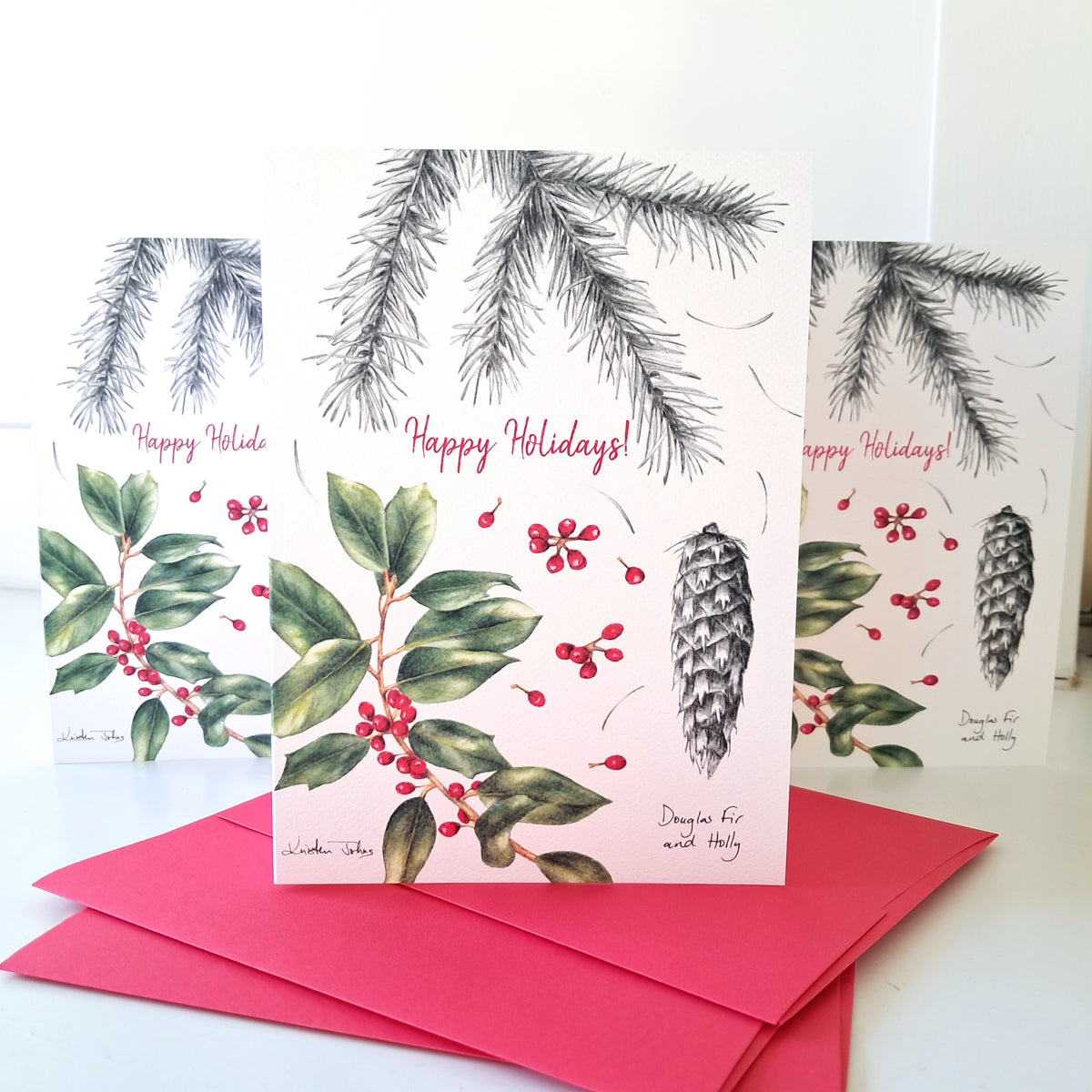 Winter botanicals - Holiday Greeting Card