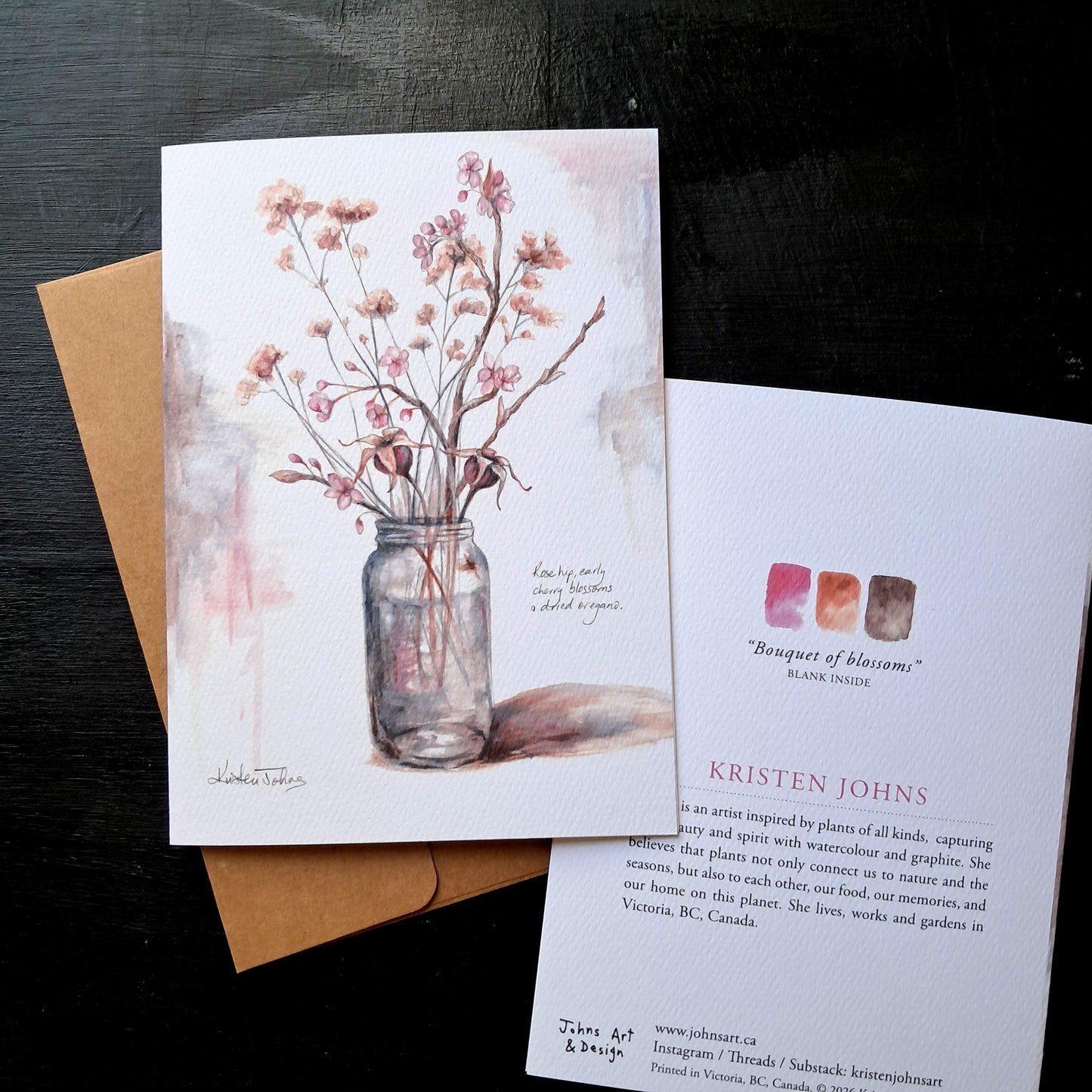 Bouquet of blossoms - Greeting Card
