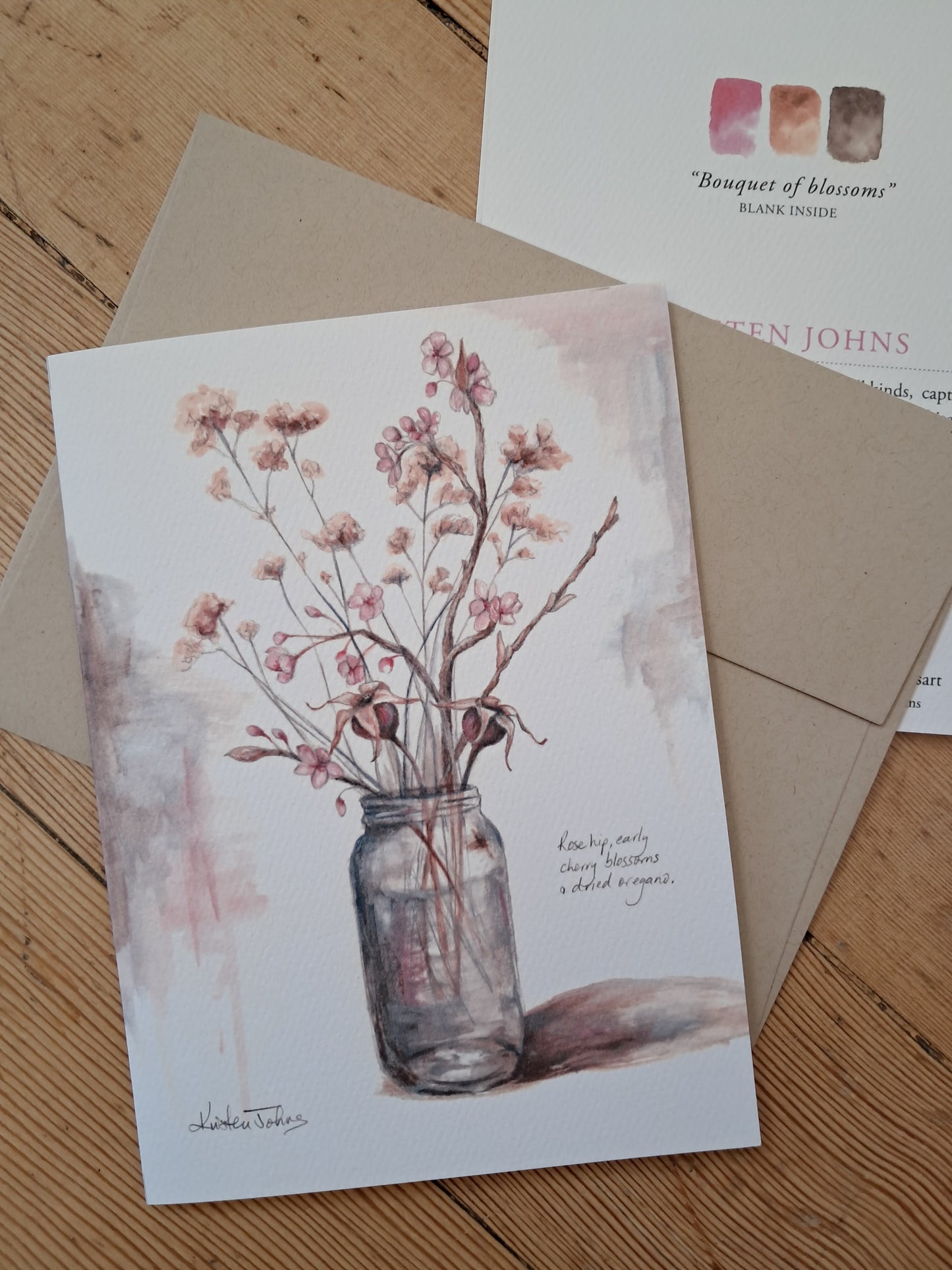 Bouquet of blossoms - Greeting Card