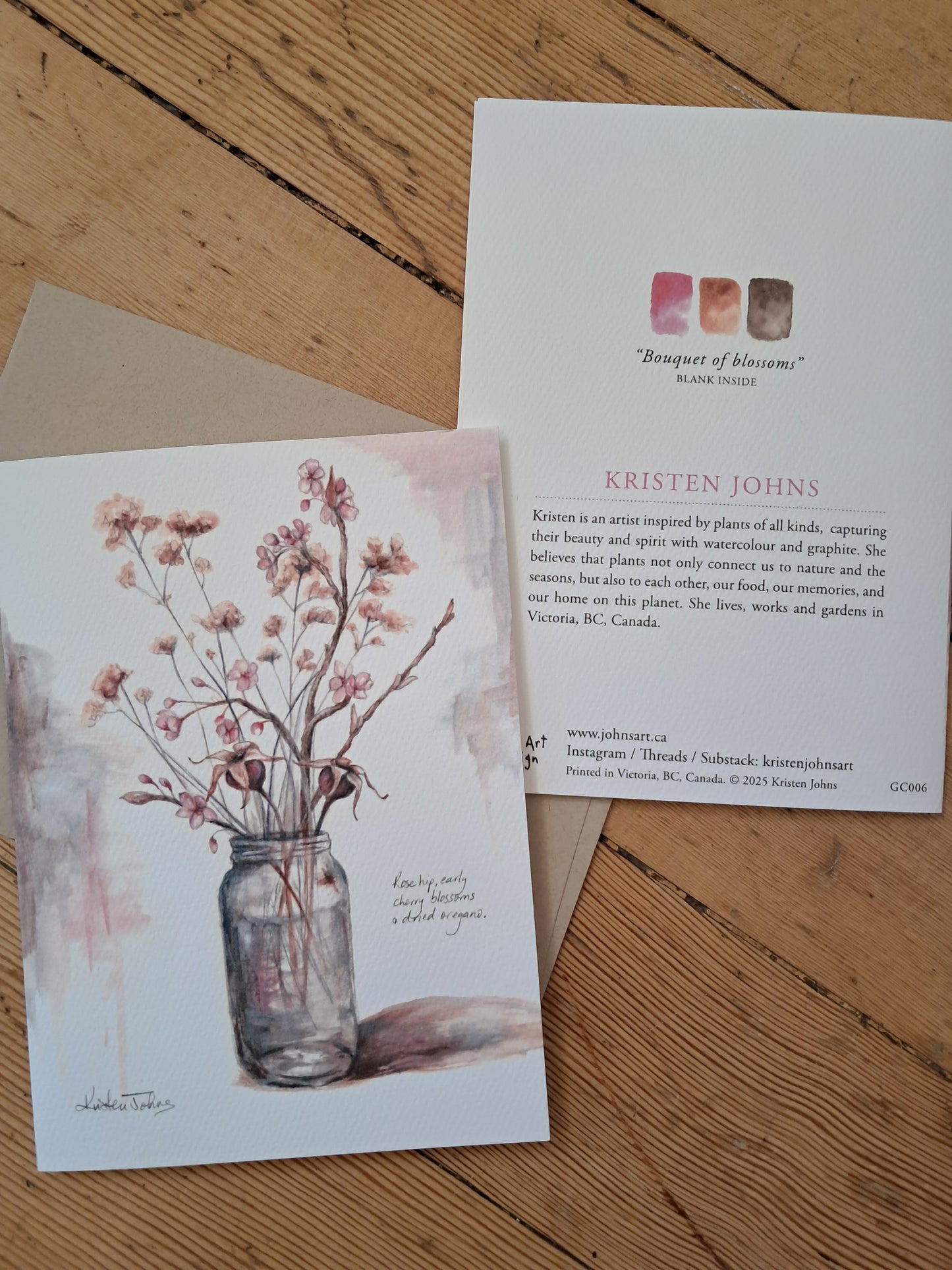 Bouquet of blossoms - Greeting Card