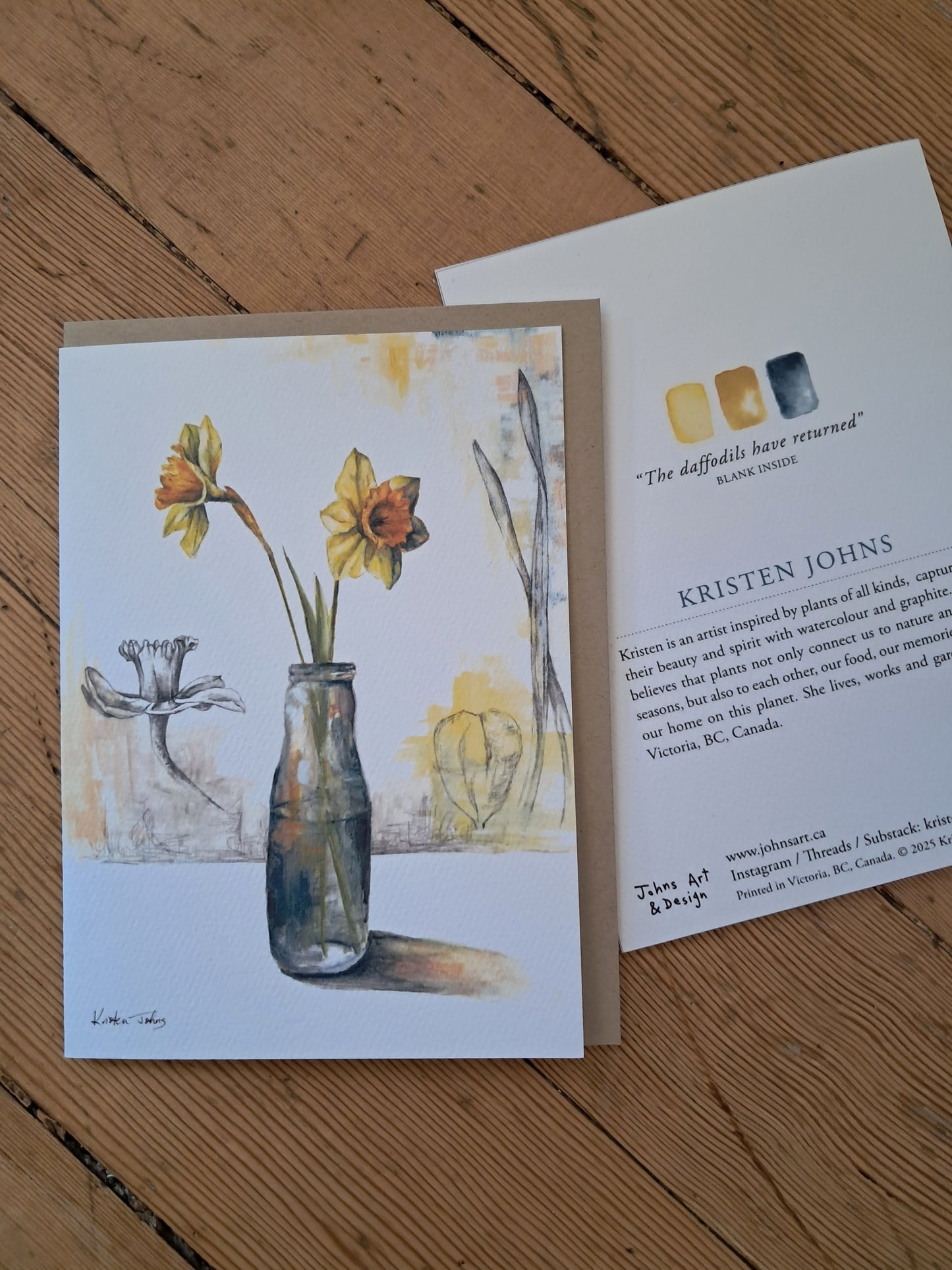 Daffodils - Greeting Card