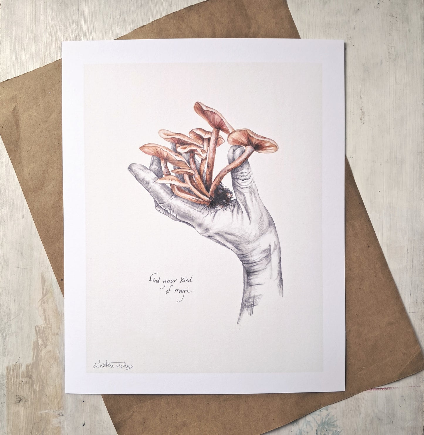 Find your kind of magic (mushrooms) - Art Print