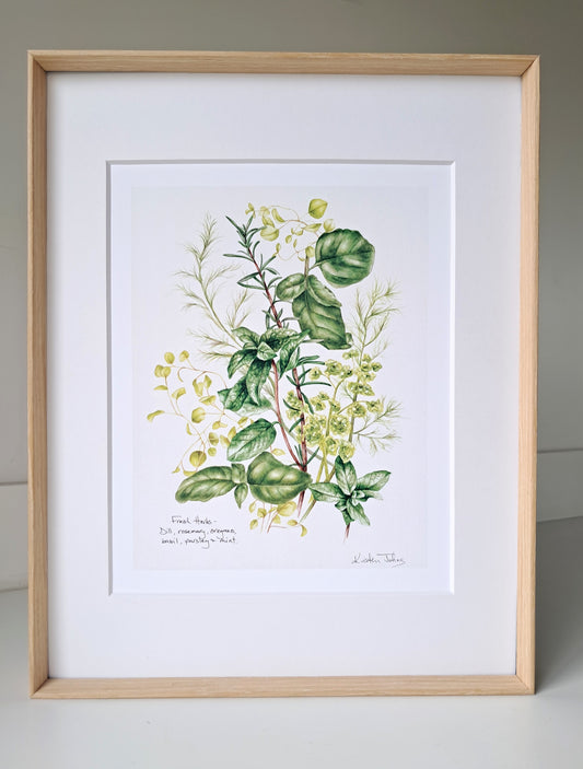 Fresh Herbs - Art Print