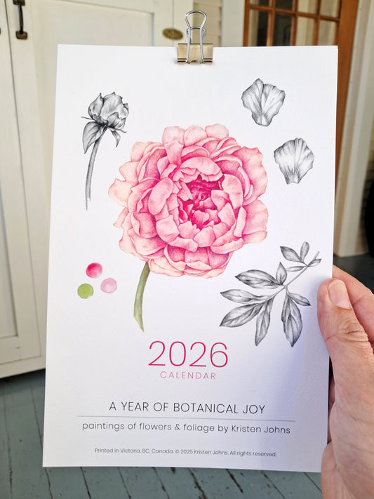 2026 Calendar by Kristen Johns