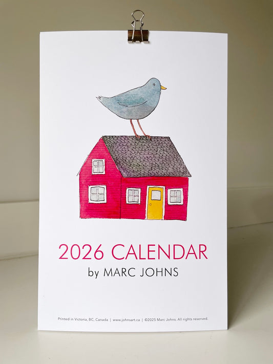 2026 Calendar by Marc Johns