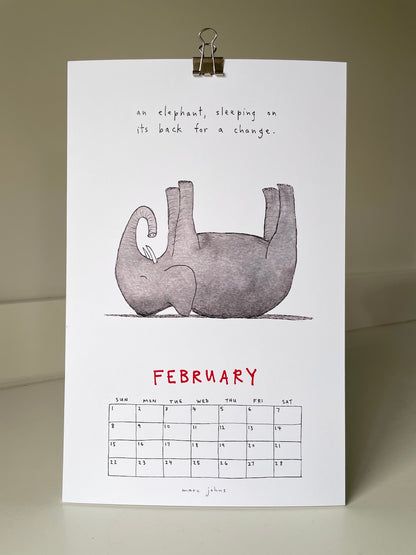 2026 Calendar by Marc Johns