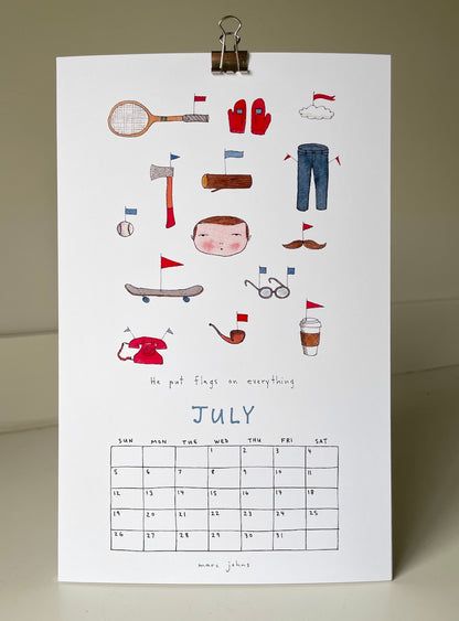 2026 Calendar by Marc Johns