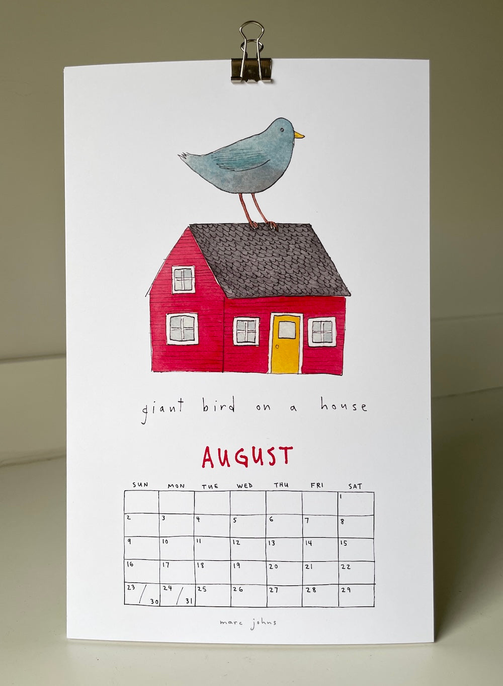 2026 Calendar by Marc Johns