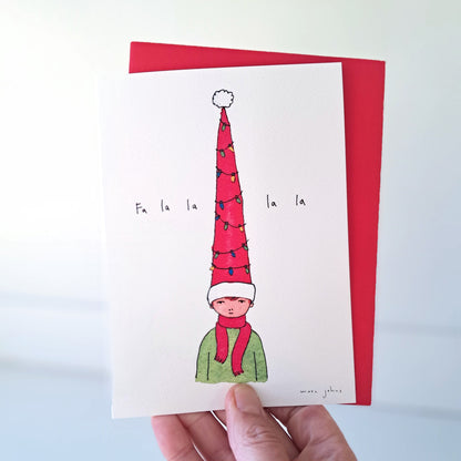 Fa la la la - Holiday Greeting Card