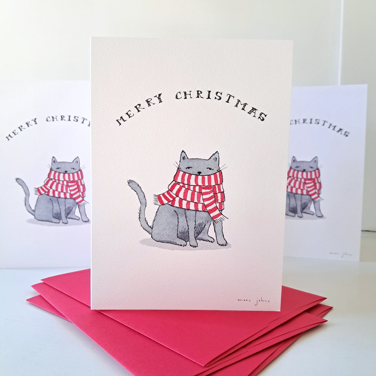 Christmas Cat - Holiday Greeting Card