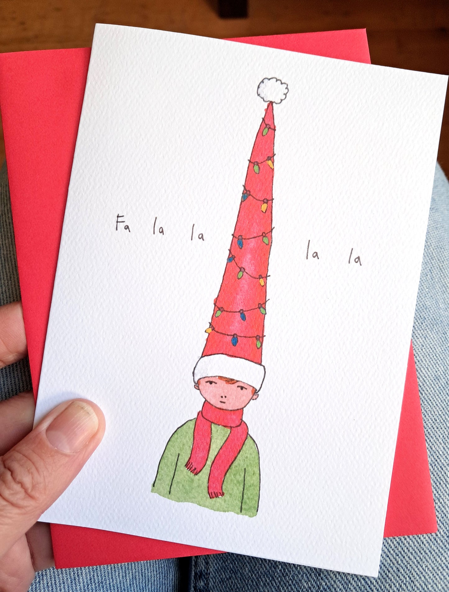 Christmas cards, a set of 6 different designs