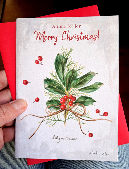 Holly and Juniper - Holiday Greeting Card