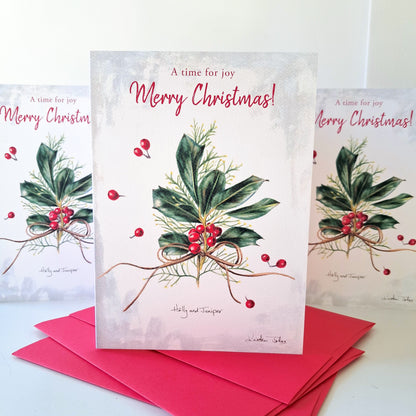 Holly and Juniper - Holiday Greeting Card
