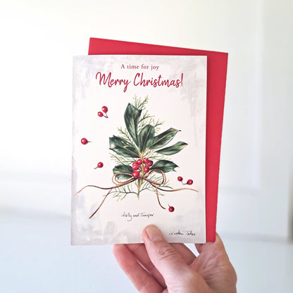 Holly and Juniper - Holiday Greeting Card
