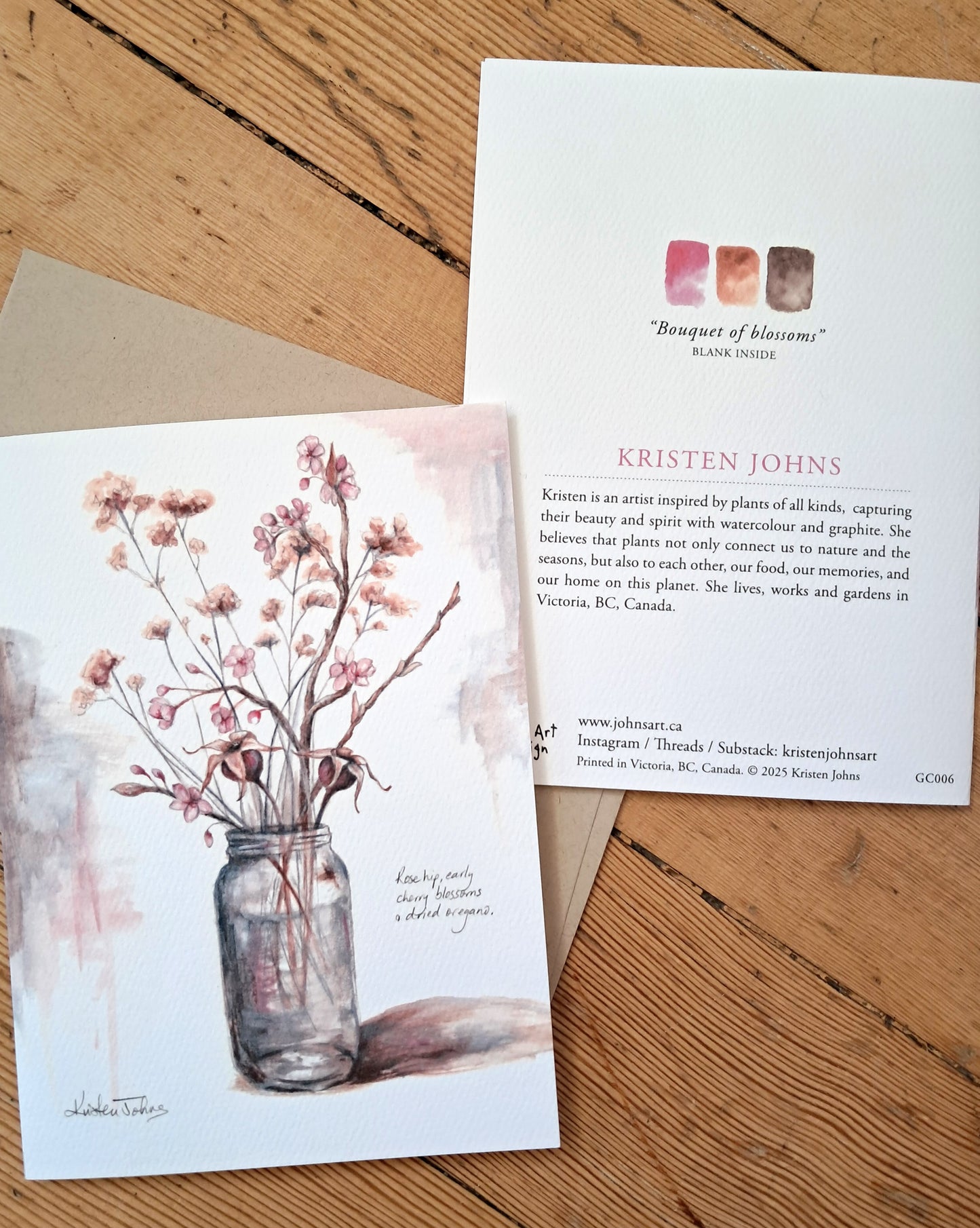 Bouquet of blossoms - Greeting Card