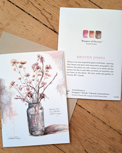 Bouquet of blossoms - Greeting Card