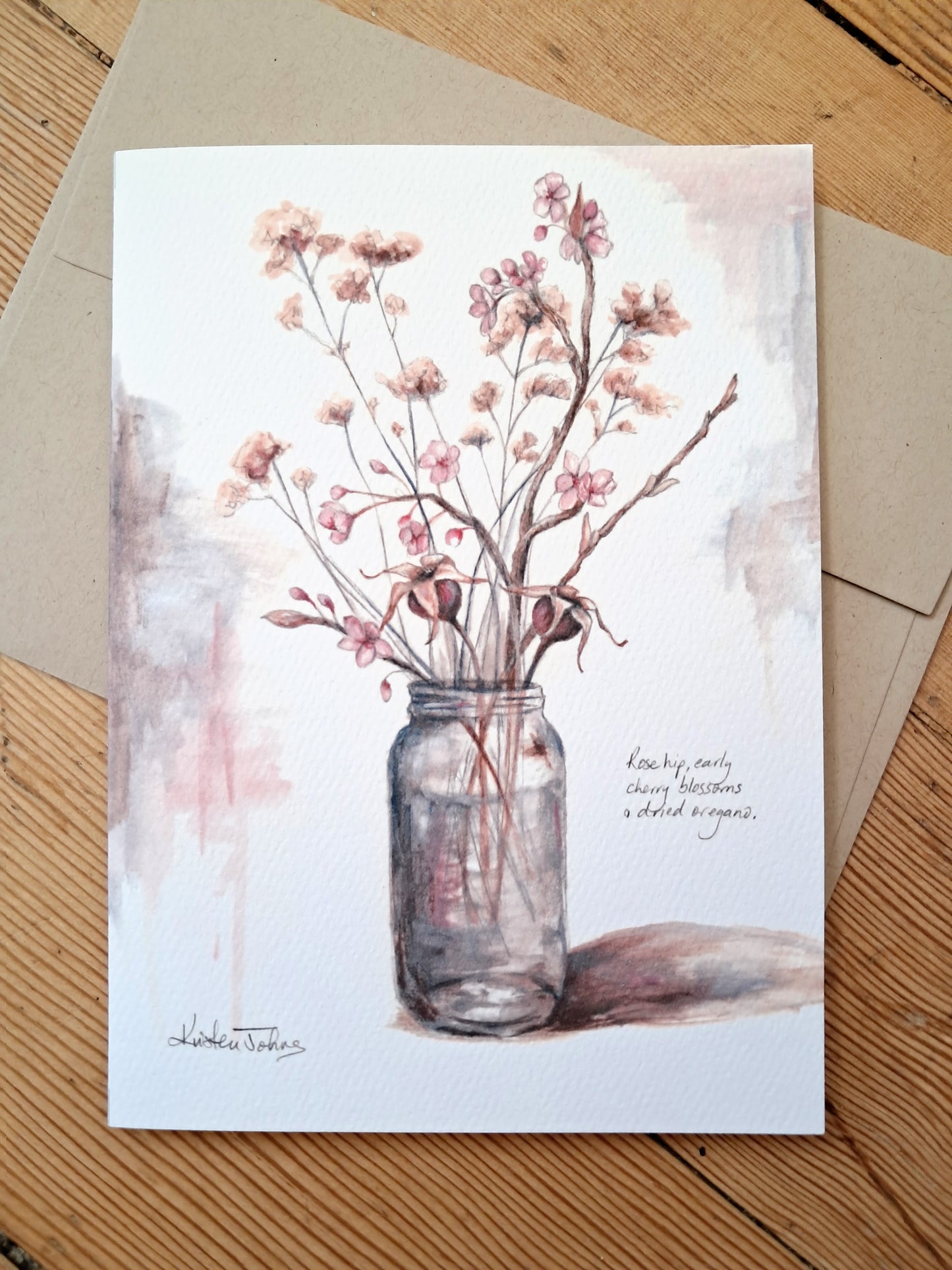 Bouquet of blossoms - Greeting Card