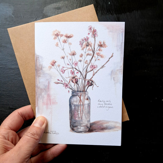 Bouquet of blossoms - Greeting Card