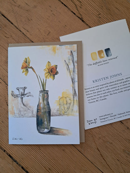 Daffodils - Greeting Card