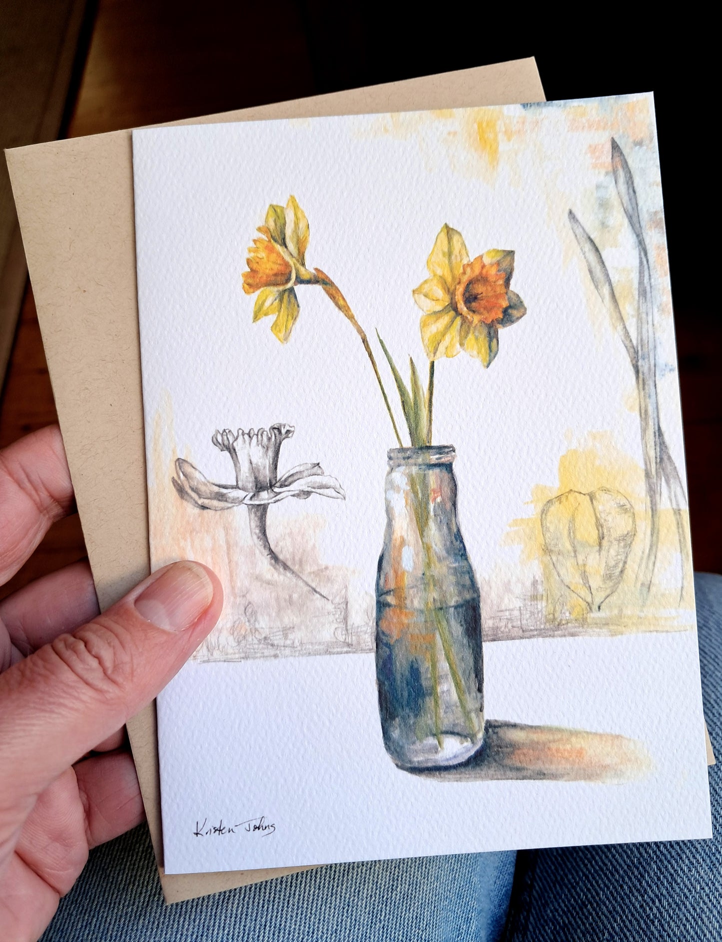 Daffodils - Greeting Card