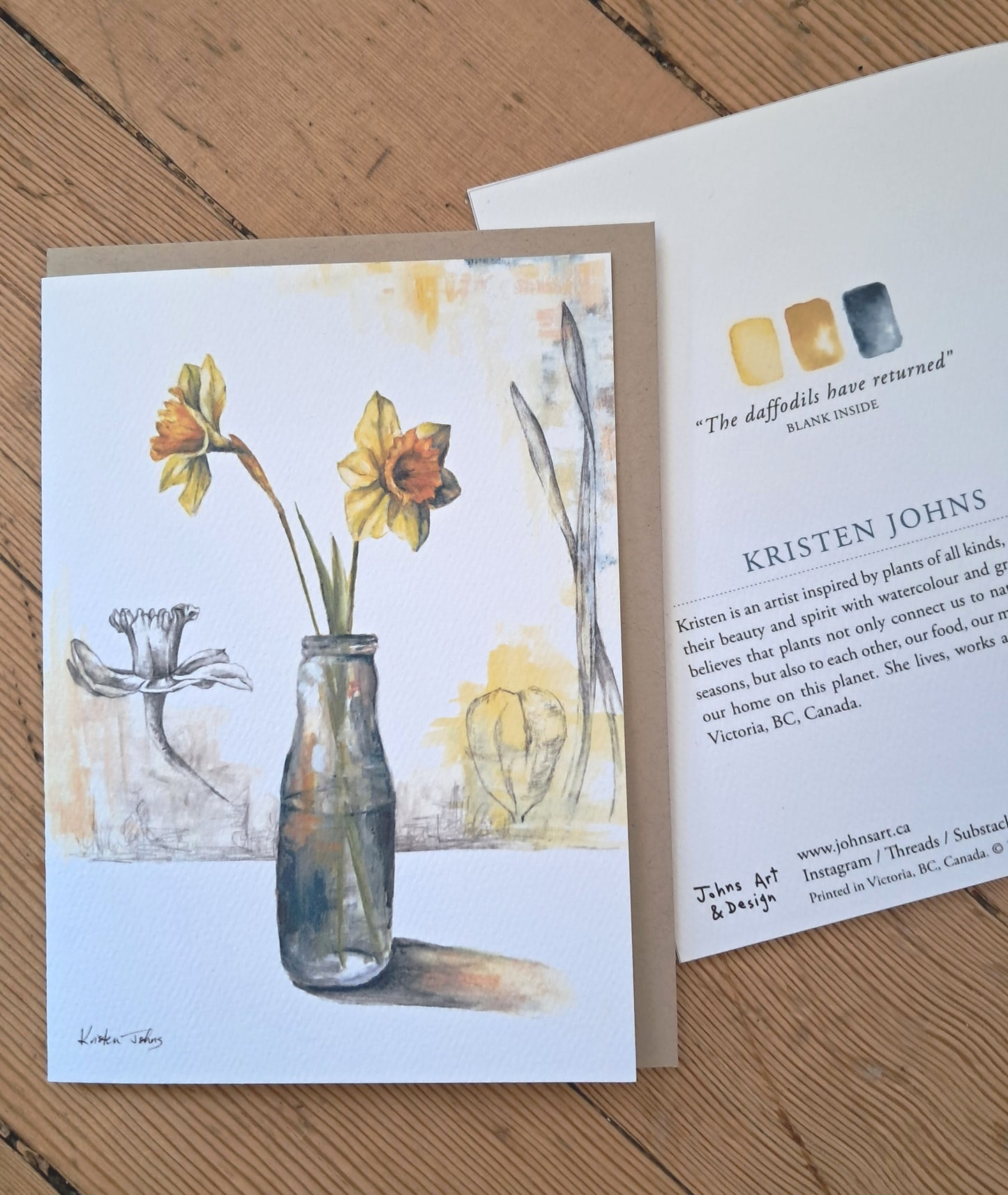 Daffodils - Greeting Card