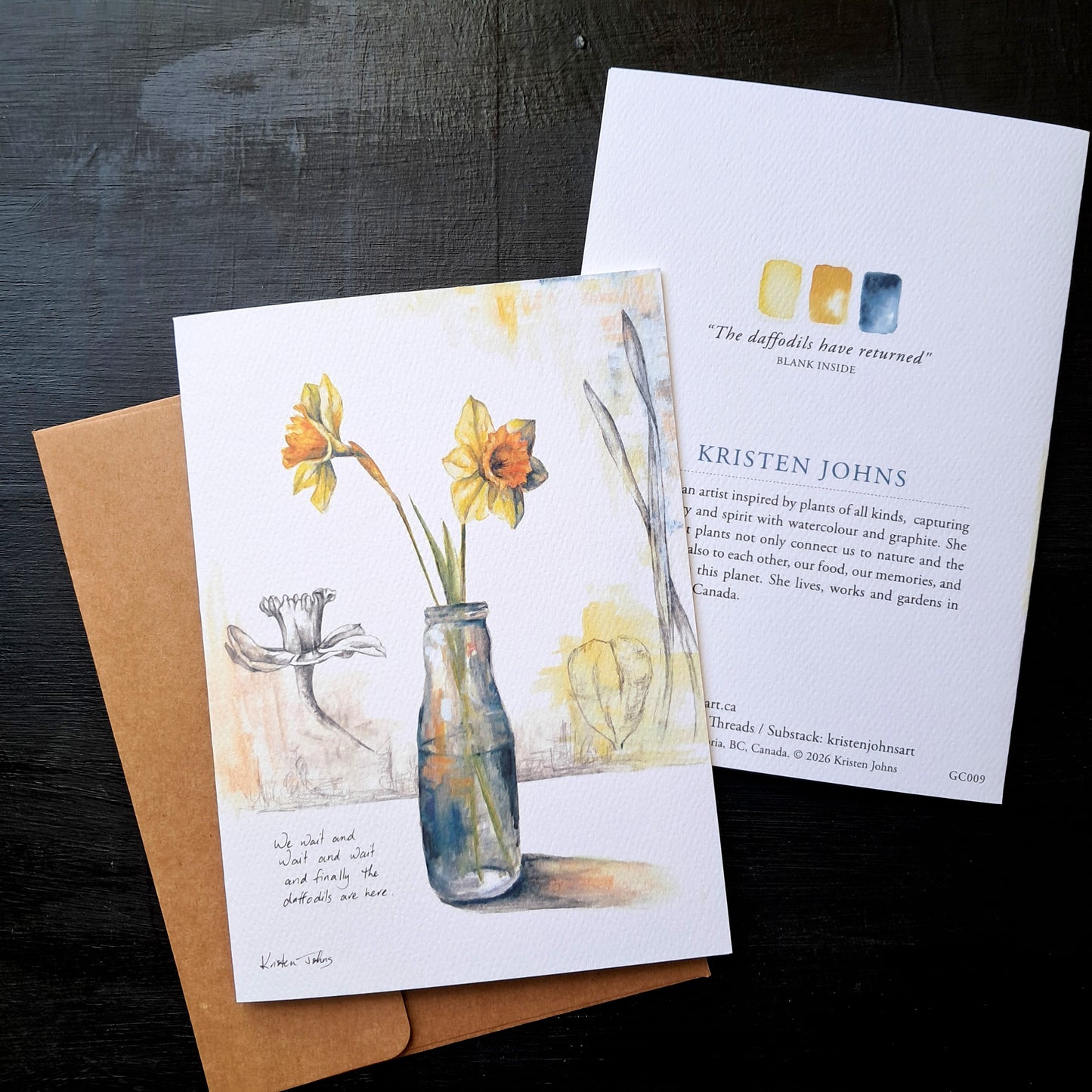 Daffodils - Greeting Card