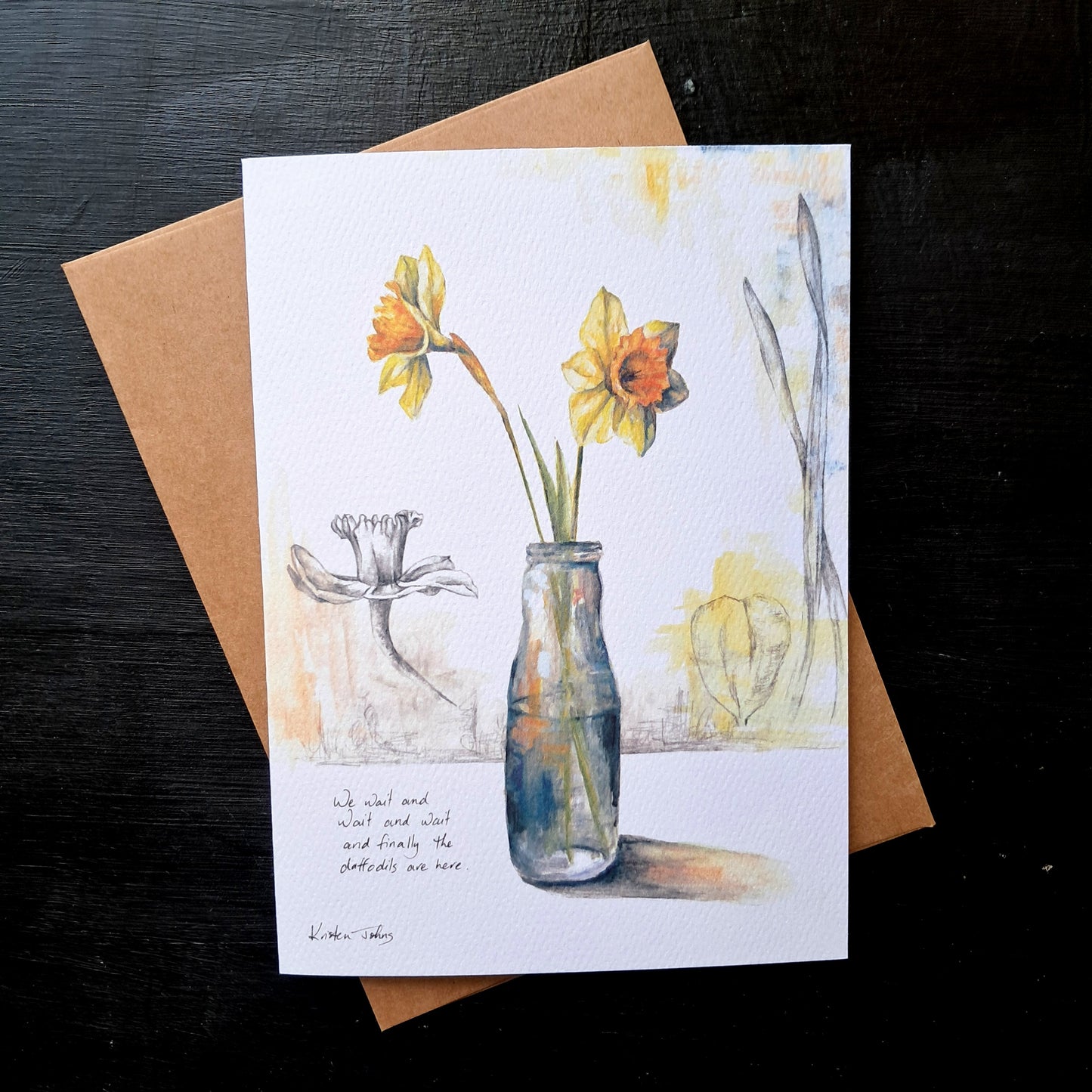 Daffodils - Greeting Card