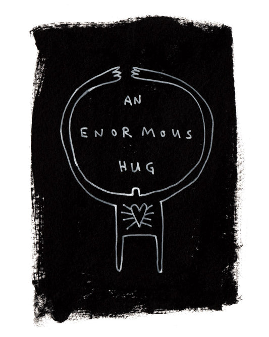 an enourmous hug - Art Print