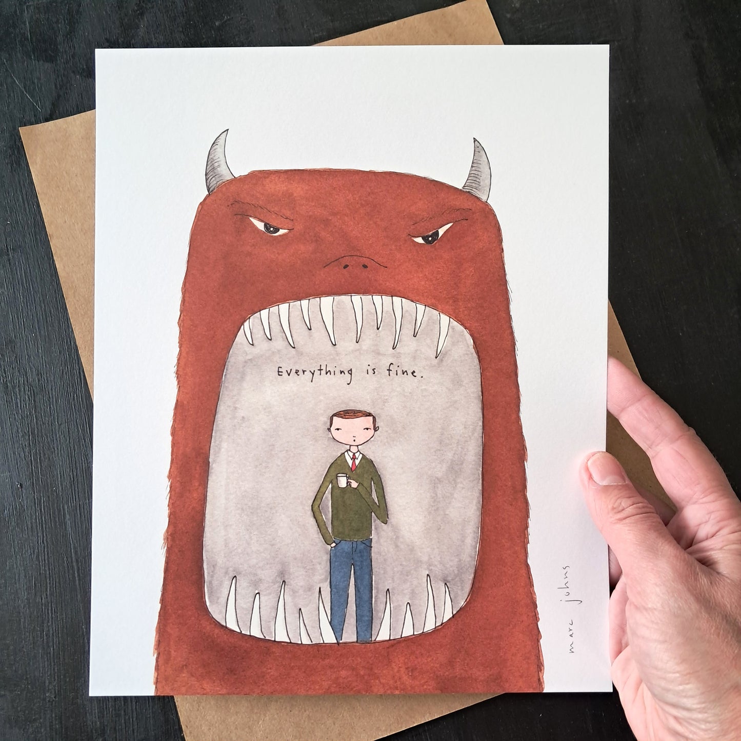 everything is fine - Art Print