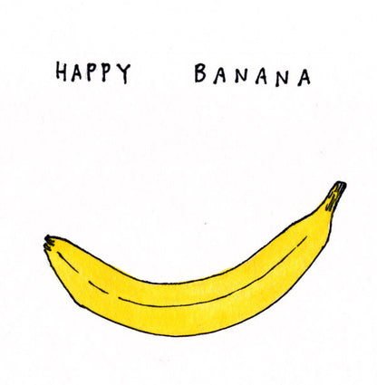 happy banana / sad banana - Art Print