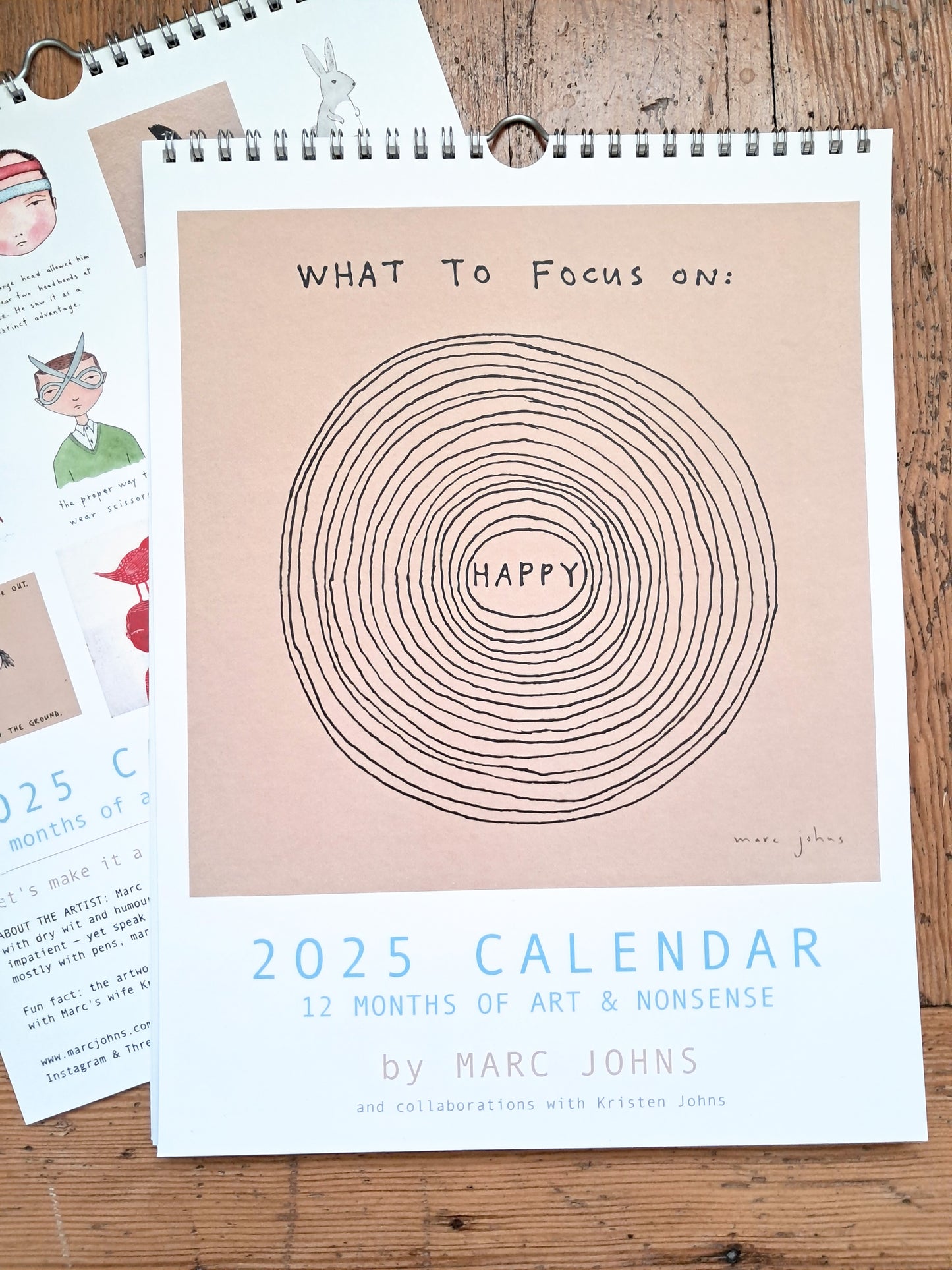 2025 Calendar by Marc Johns