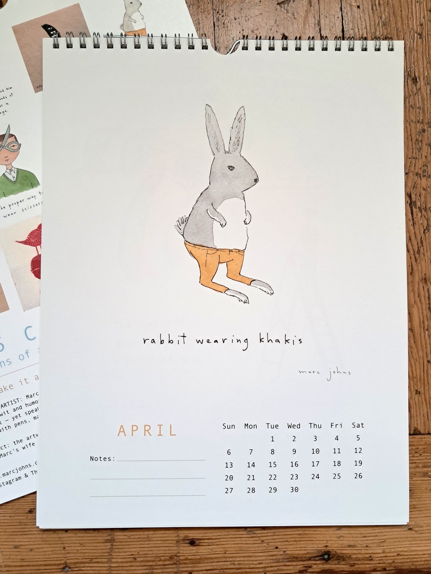 2025 Calendar by Marc Johns