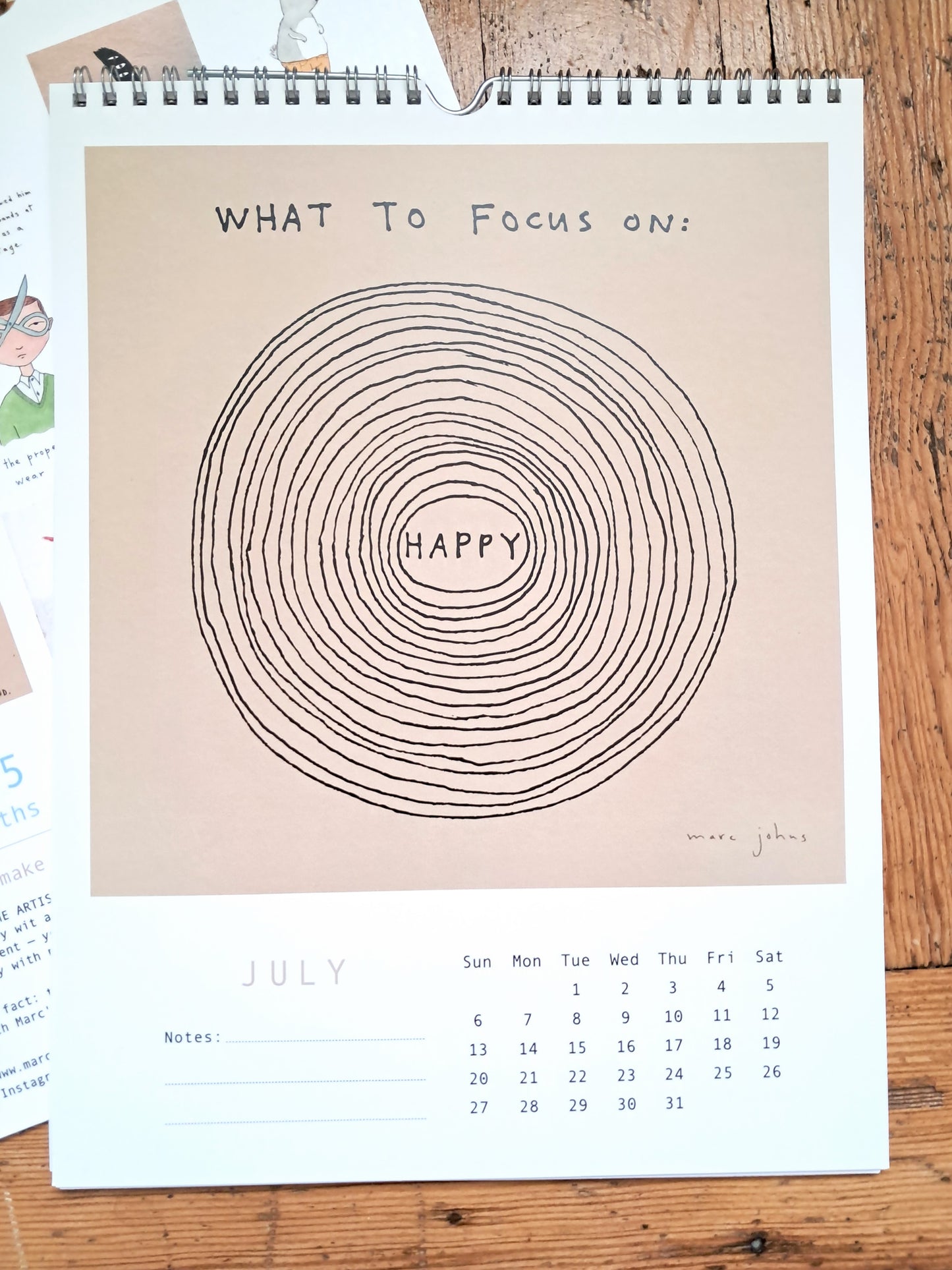 2025 Calendar by Marc Johns