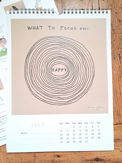 2025 Calendar by Marc Johns