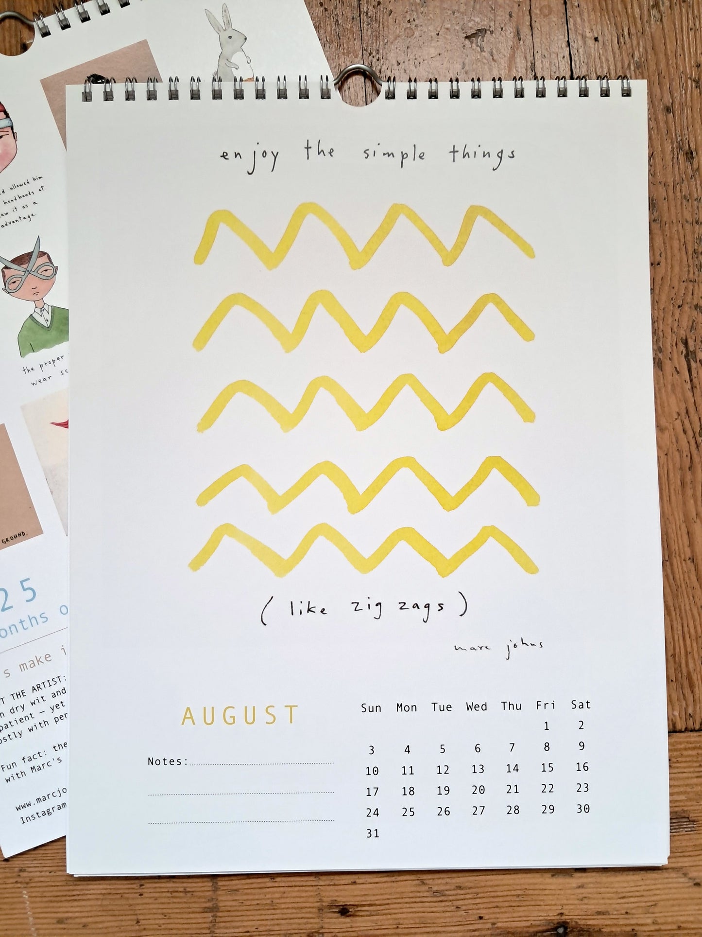 2025 Calendar by Marc Johns