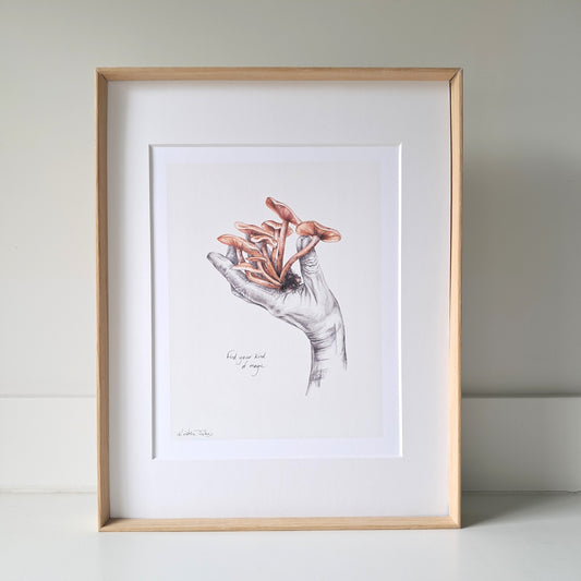 Find your kind of magic (mushrooms) - Art Print