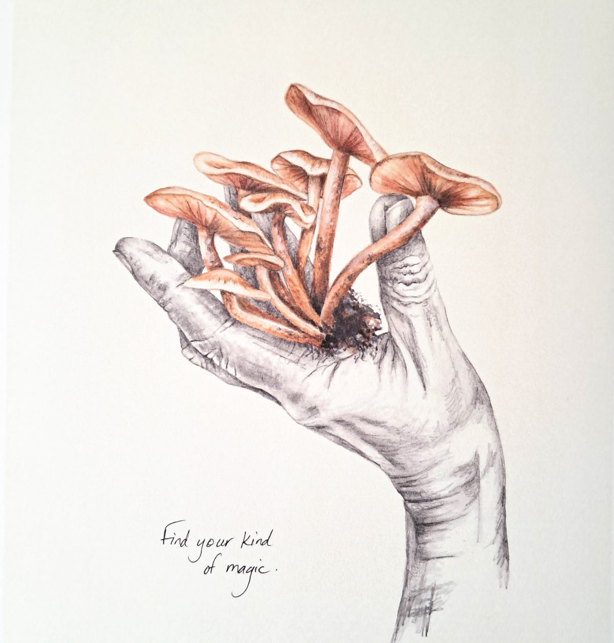 Find your kind of magic (mushrooms) - Art Print