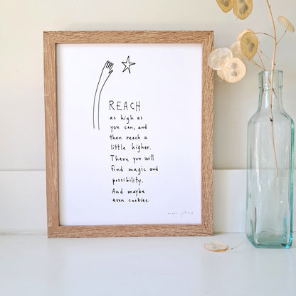 Reach - Art Print