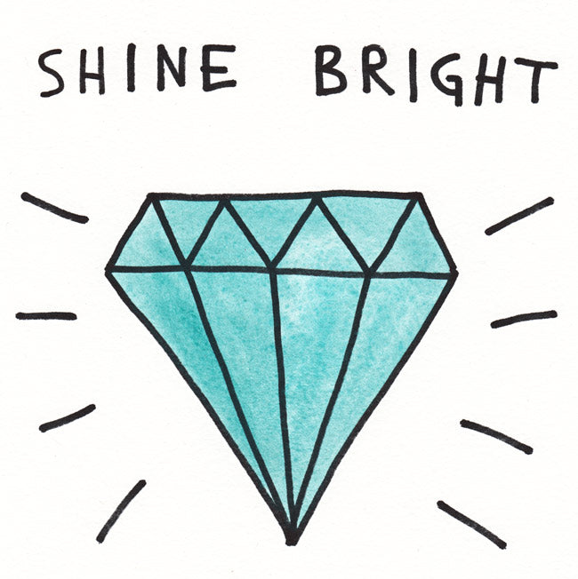 shine bright - Art Print