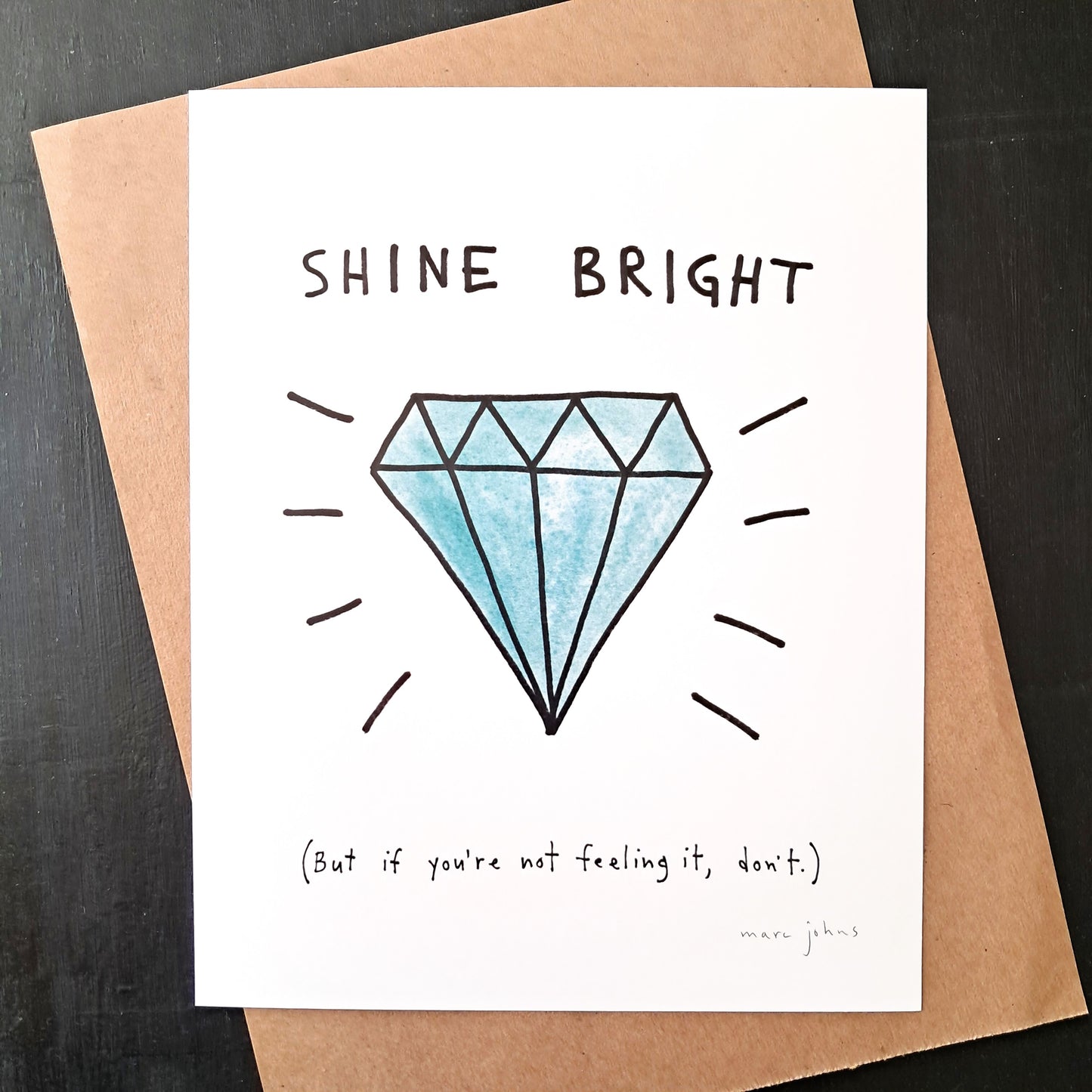 shine bright - Art Print