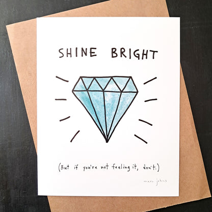 shine bright - Art Print