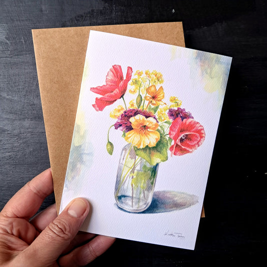 Summer bouquet - Greeting Card